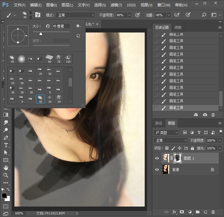 ps把人像背景调模糊,照片很模糊ps可以把人像调清晰吗