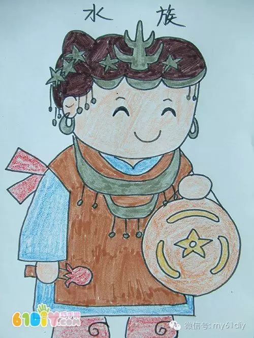 各族儿童简笔画的图片,56民族儿童简笔画大全