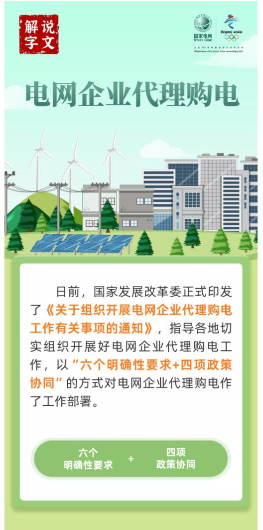 说文解字｜电网企业代理购电