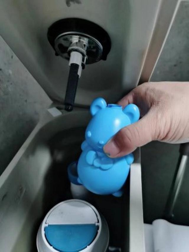 马桶里放的清洁东西,马桶里放一袋水