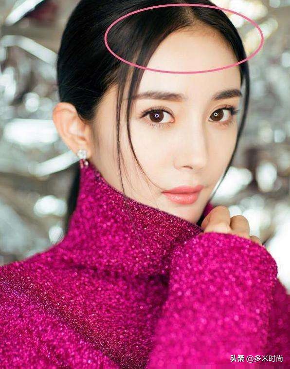 唐嫣和杨幂的发际线,杨幂额头高怎么弄刘海