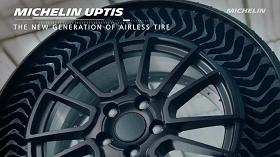 米其林胎侧黑科技,米其林不充气轮胎