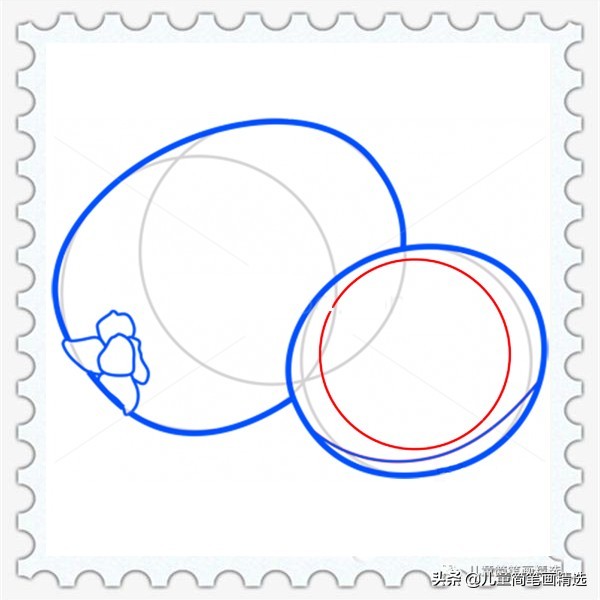 猕猴桃怎么画简笔画简单又好看,猕猴桃简笔画怎么画好玩又简单