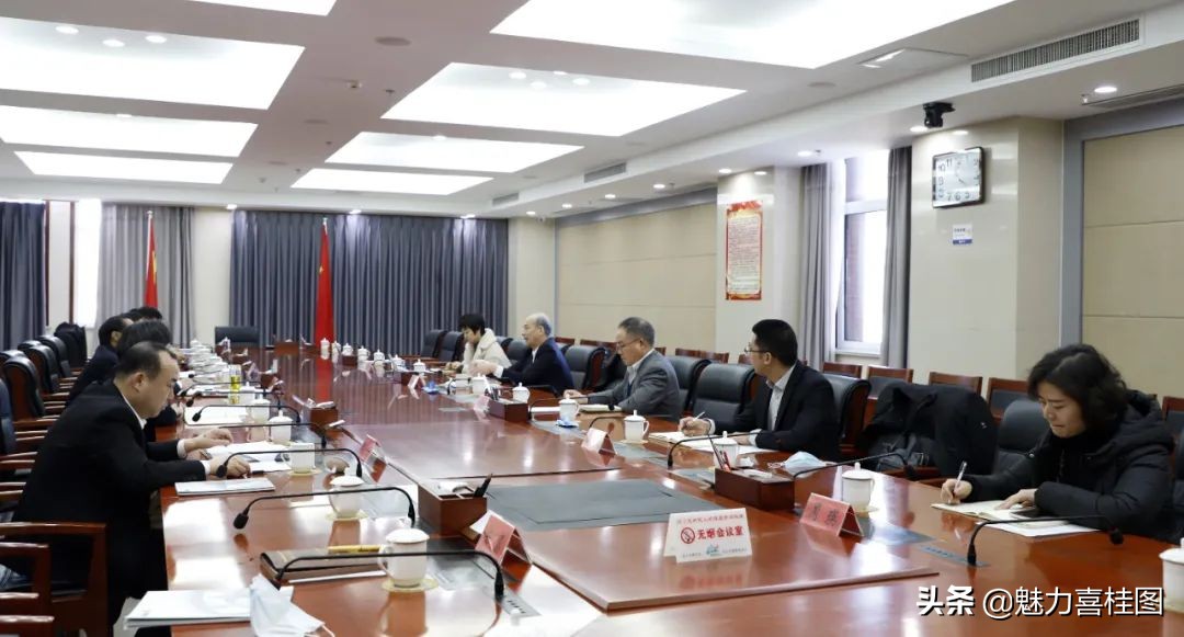 高闻何李新春会见江苏新誉集团董事长周立成一行