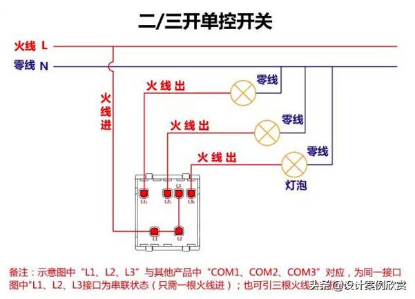 开关一开单控和一开双控的接线法,一开多控开关改单控开关怎么接线