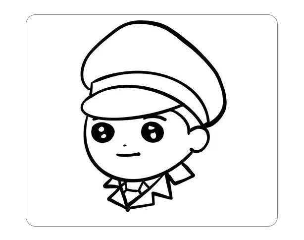 超多的警察叔叔简笔画，亲子好帮手，为孩子收藏吧【视频教程】