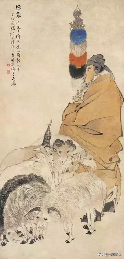 任伯年与范曾老子出关图的对比 (任伯年范曾书法作品)