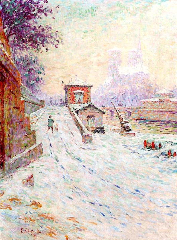 法国印象派艺术家:舒芬尼克尔艺术作品赏读