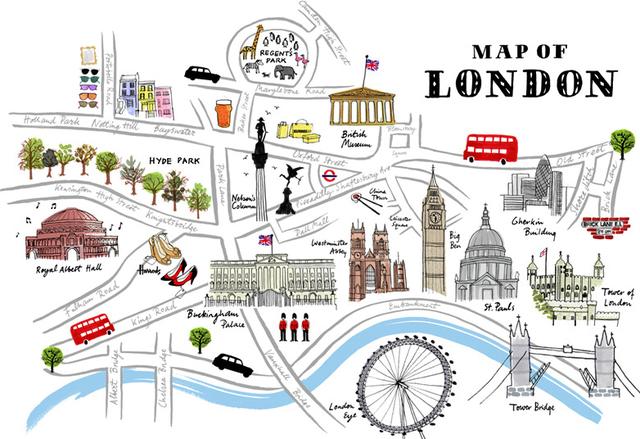 10分钟学会画地图,画一张手绘地图