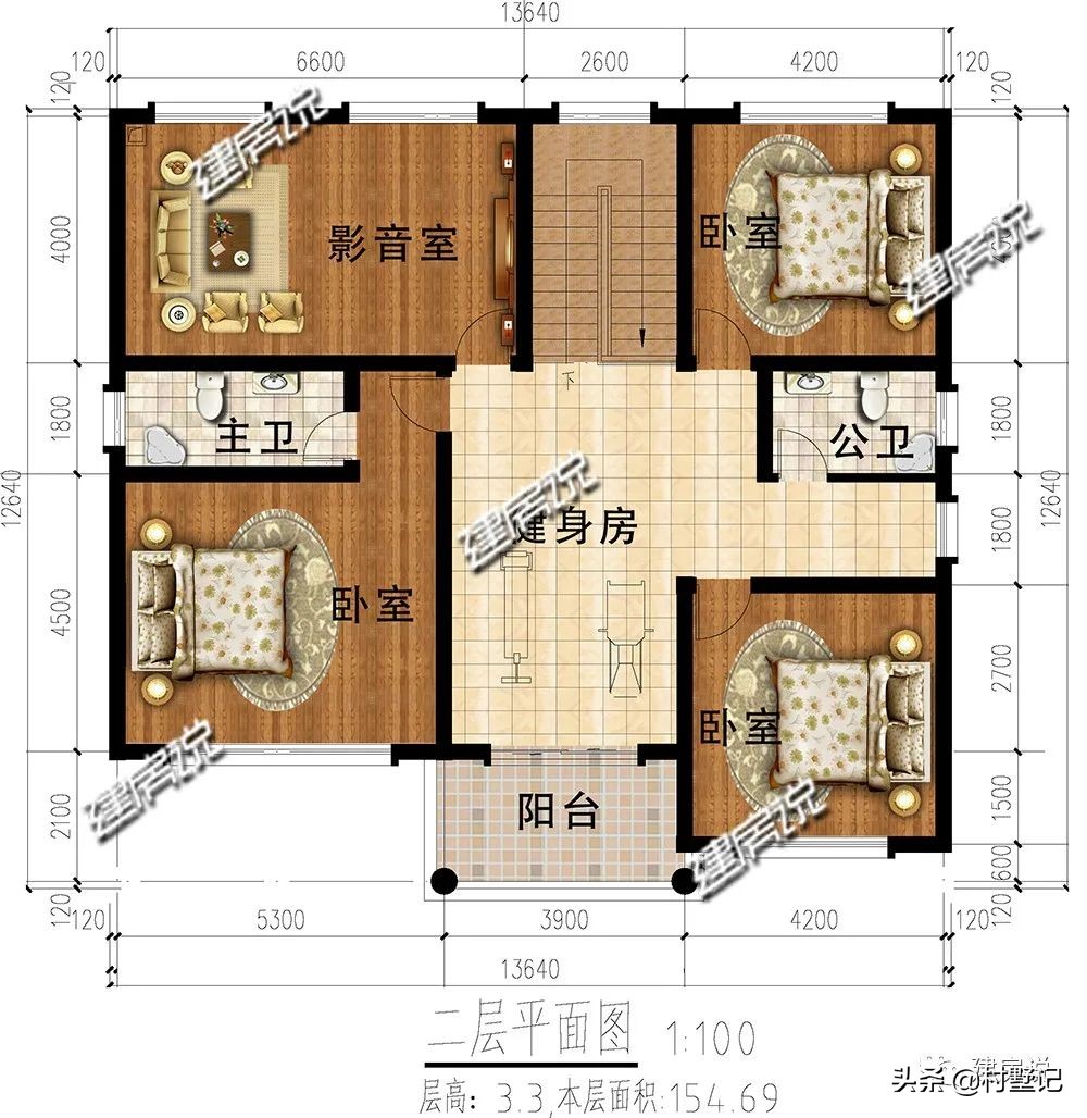 最适合农村三层平顶别墅,10套适合农村自建小别墅