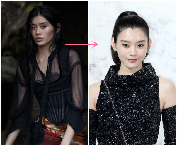 何穗杨幂穿的什么,杨幂黑色蓬蓬裙穿搭