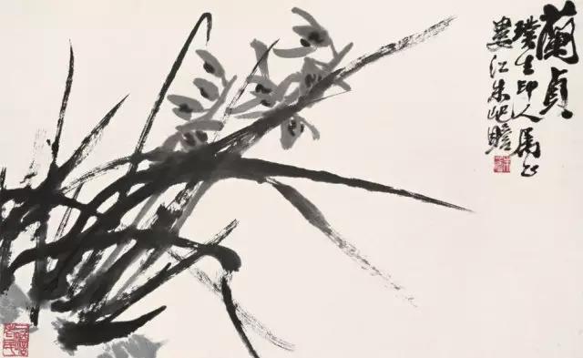 中国十大名家画兰,中国画名家画兰