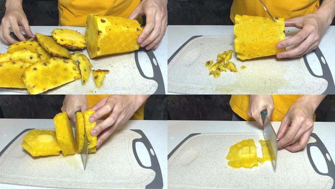 用蛋挞皮怎么做菠萝派视频,菠萝派蛋挞皮用空气炸锅做法