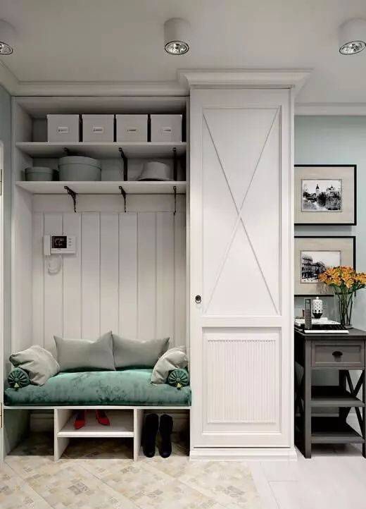 进门一看到这样的玄关鞋柜，看一眼就知道主人的品位高