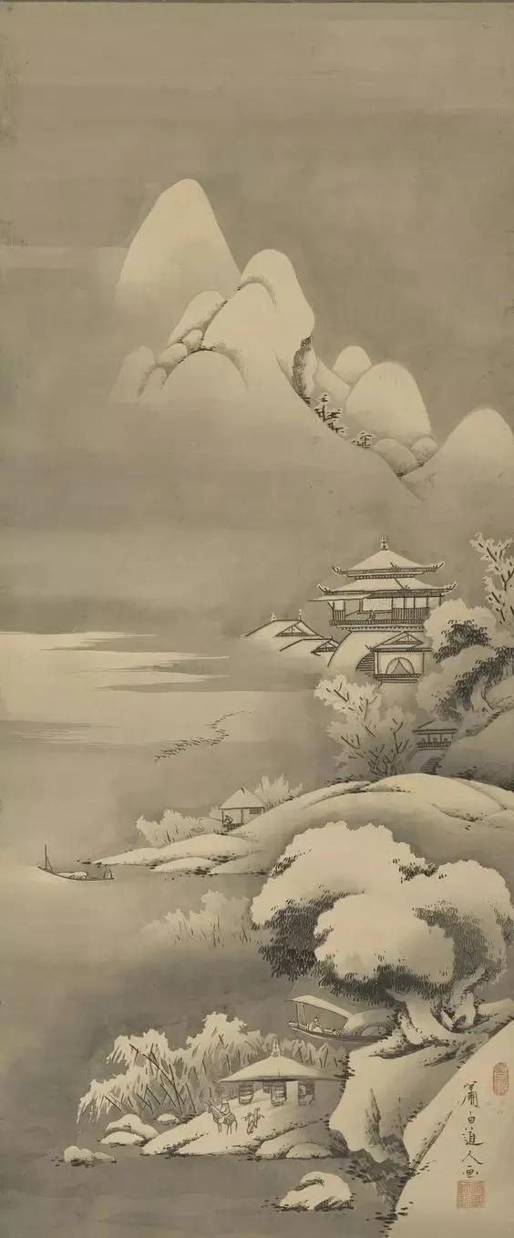 日本水墨画家,日本天才画家惊艳之作