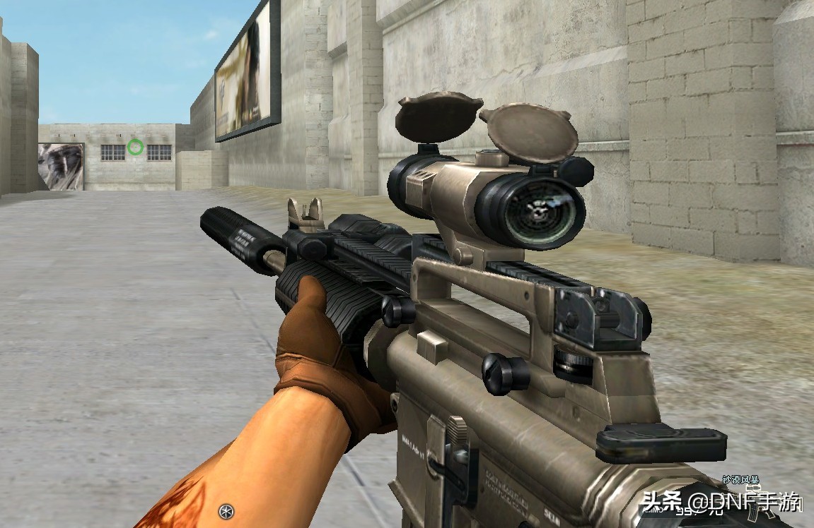 cf曾经最好用的m4,cf带倍镜的m4