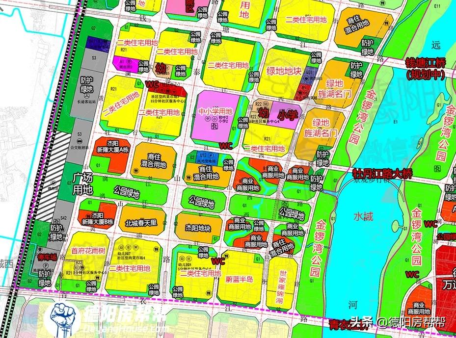 德阳城北中轴线附近规划,德阳城北快速路规划