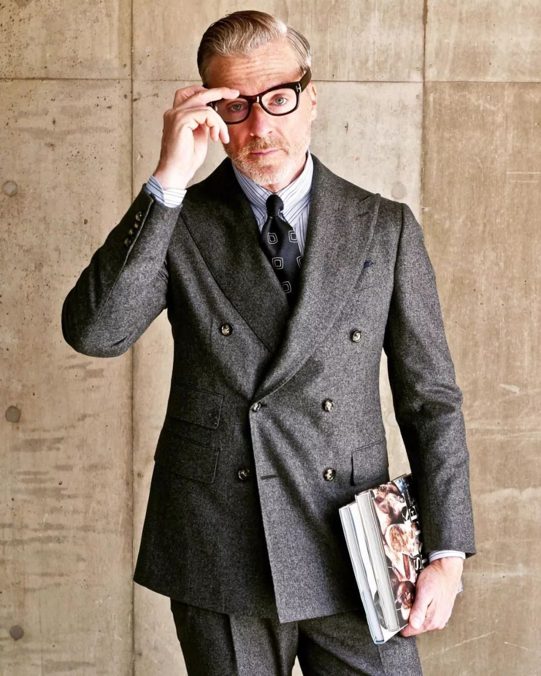 高级感法兰绒,法兰绒营造出属于绅士的冬日感性