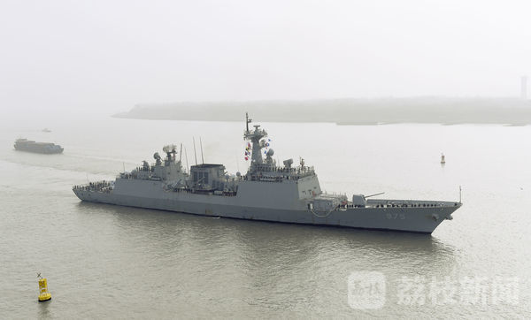 韩国海军舰艇编队访问上海，将与中方举行海上联合演练｜荔枝军事