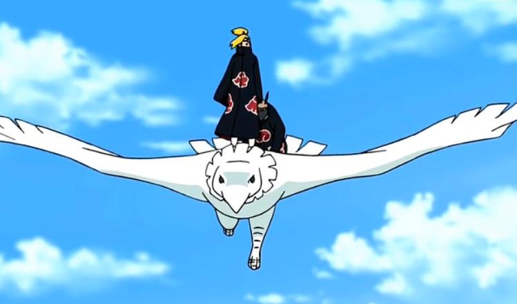 蝎第一次露出真面目迪达拉的反应,迪达拉知道蝎死后的反应