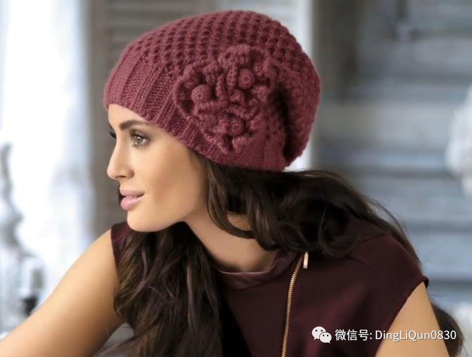 针织冬天的帽子,冬天针织帽子