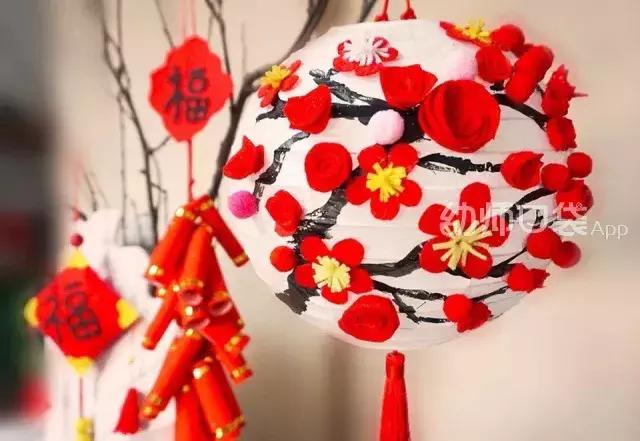 新年创意美术作品春节快乐,创意美术4-6岁新年鞭炮