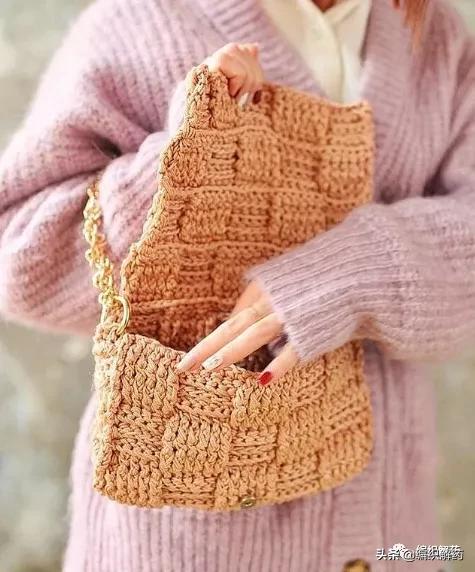 时尚洋气包包做法,时尚包包教程钩织