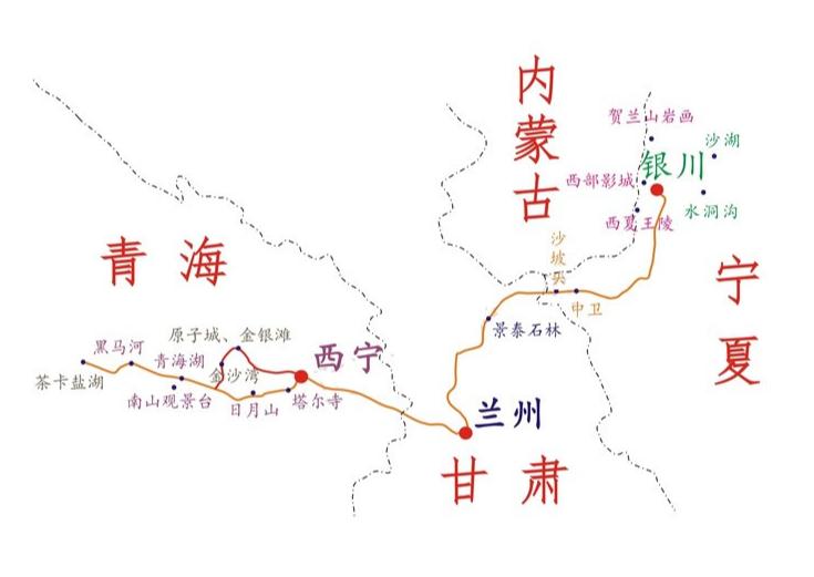宁夏旅游攻略三天游图,宁夏3-6日游攻略玩转塞上江南