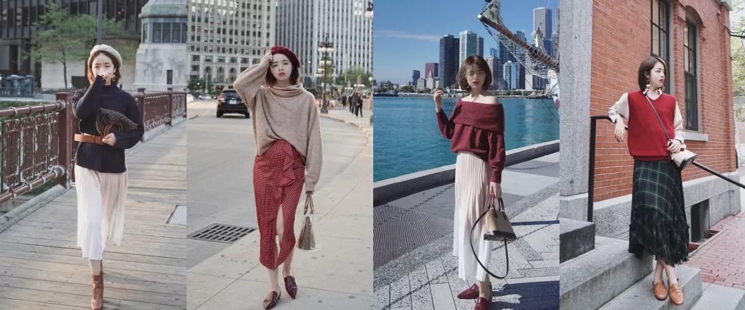 早春风衣穿搭高级感,早春穿搭颜色毛衣外套