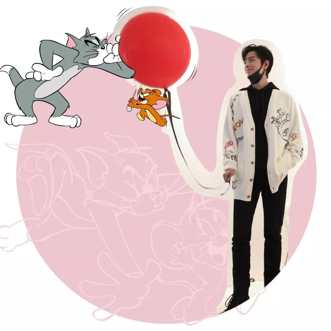 卫衣加绒猫和老鼠联名款 (猫和老鼠匡威联名穿搭)