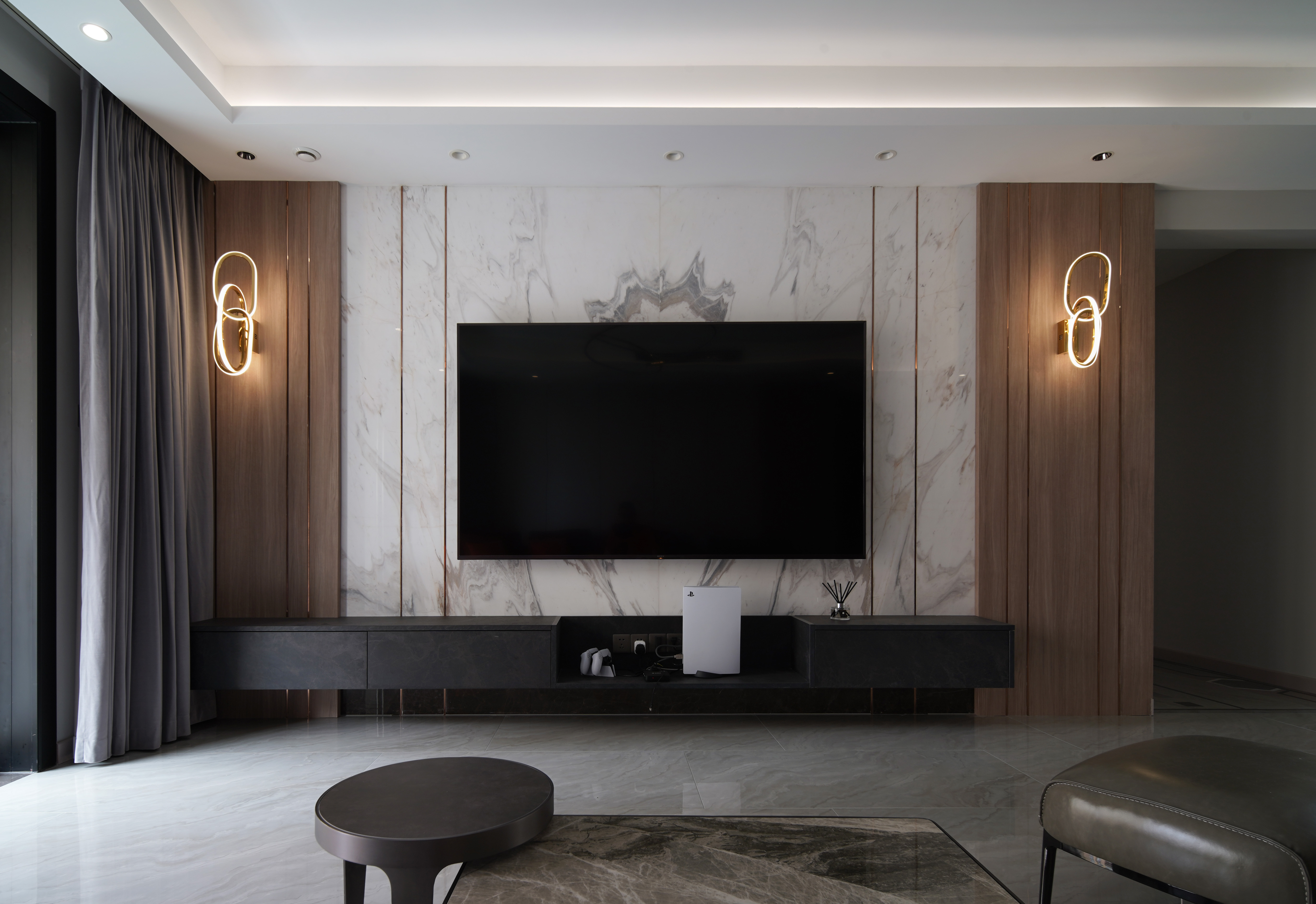 轻奢大平层风格,260平米轻奢美式大平层