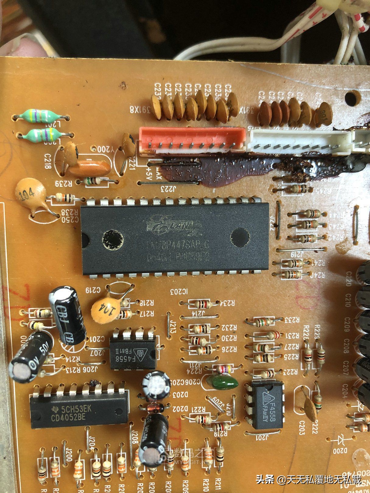 拆长虹电视机,长虹av3008功放机怎么接线