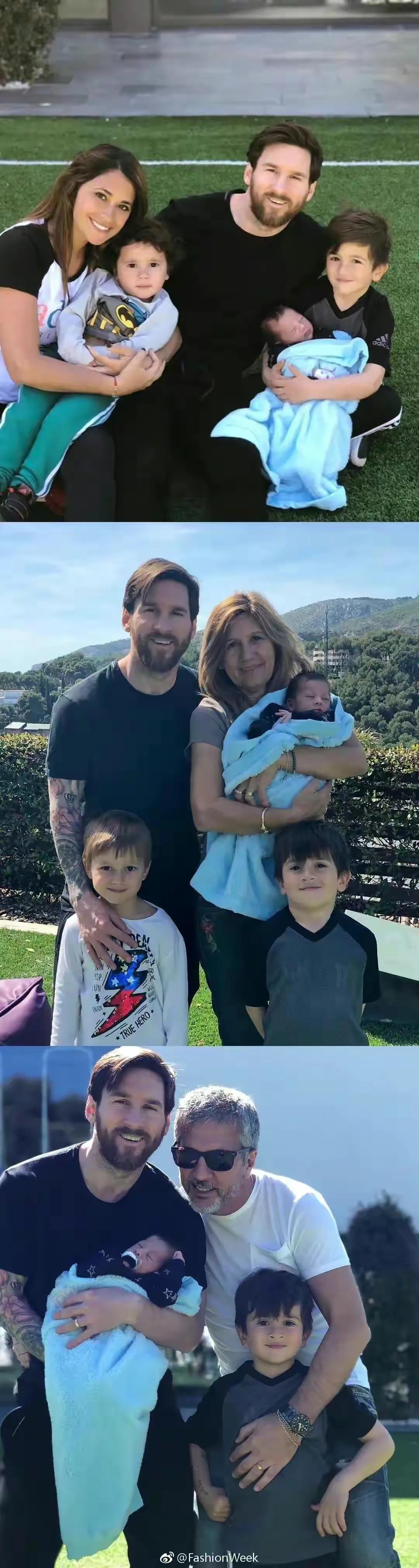 梅西的成功离不开他的家人,梅西夺冠时刻家人伴其左右