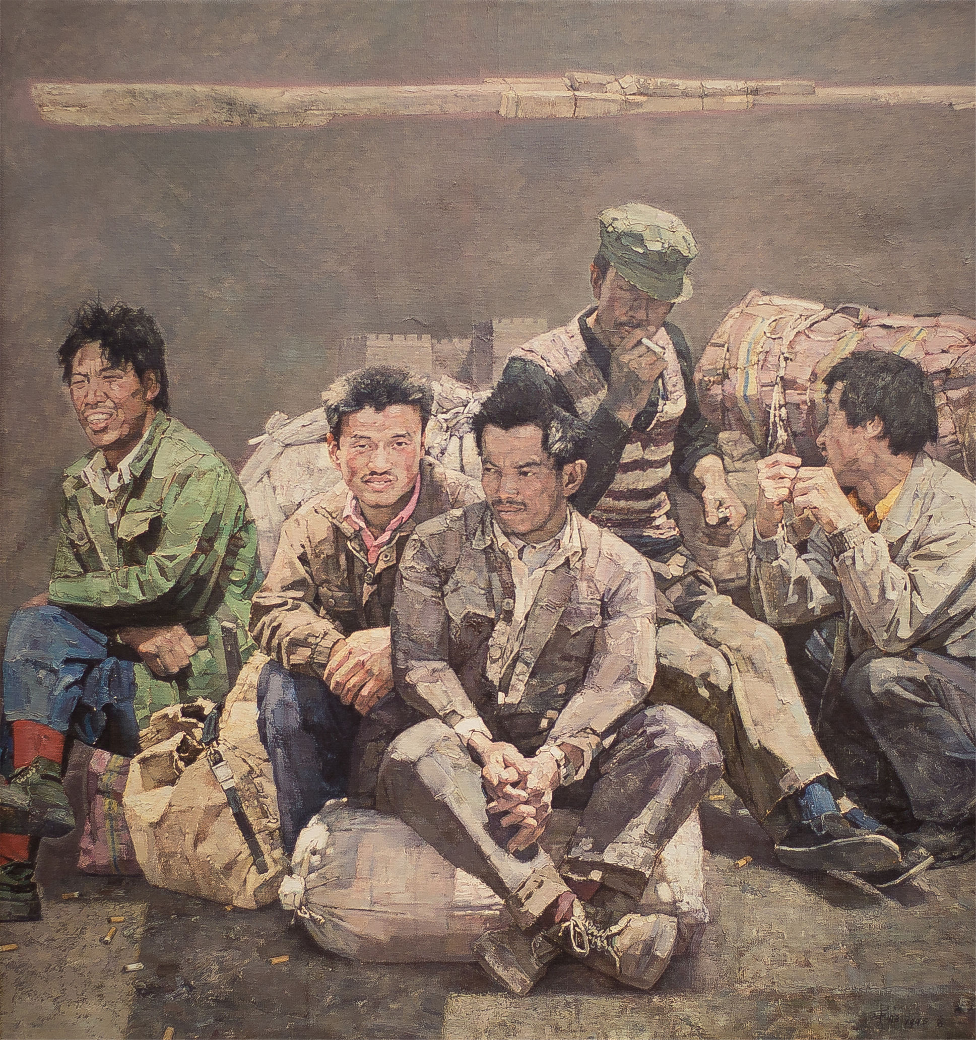 忻东旺金奖作品油画,忻东旺油画作品赏析