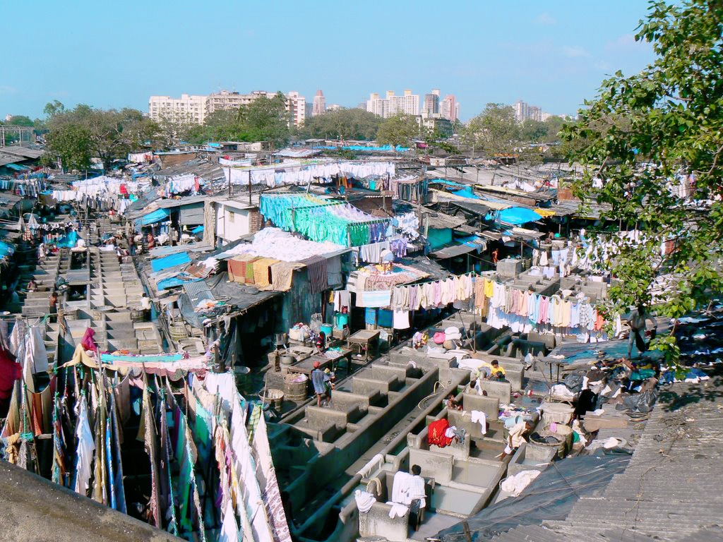 千人洗衣机孟买,印度孟买千人洗衣