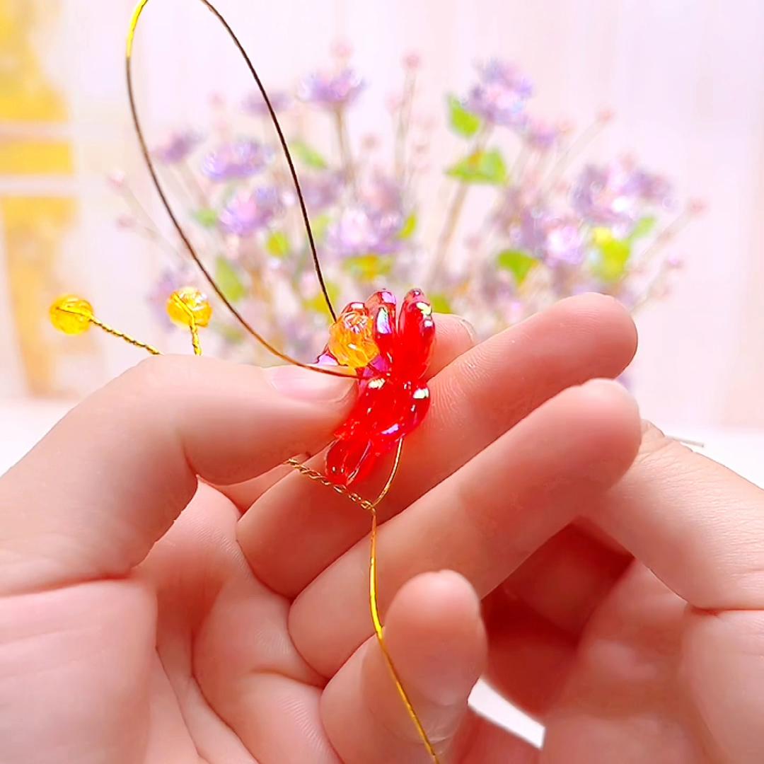 浪漫水晶玫瑰花教程,新款水晶玫瑰花教程