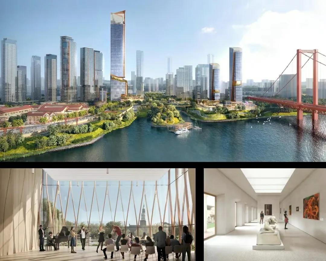 武昌滨江商务区规划设计方案,武昌滨江商务区最新建设