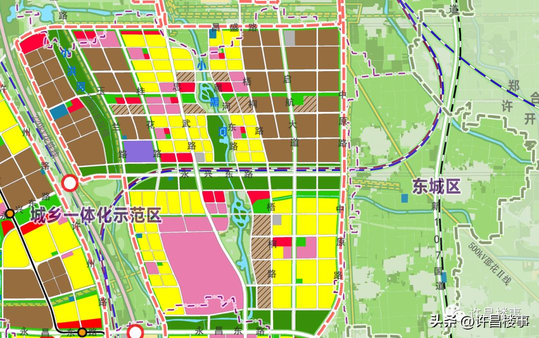 许昌市2035年高速最新规划图,许昌市规划建设的铁路线