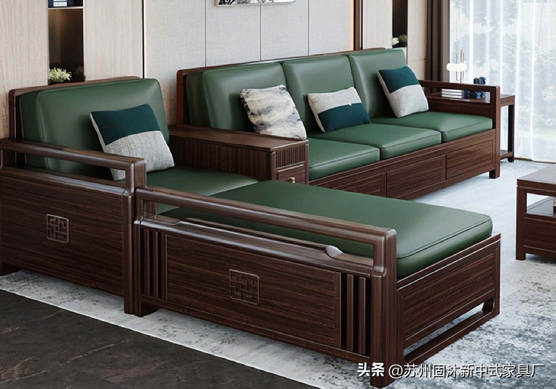 江苏实木中式沙发,中式实木整装沙发