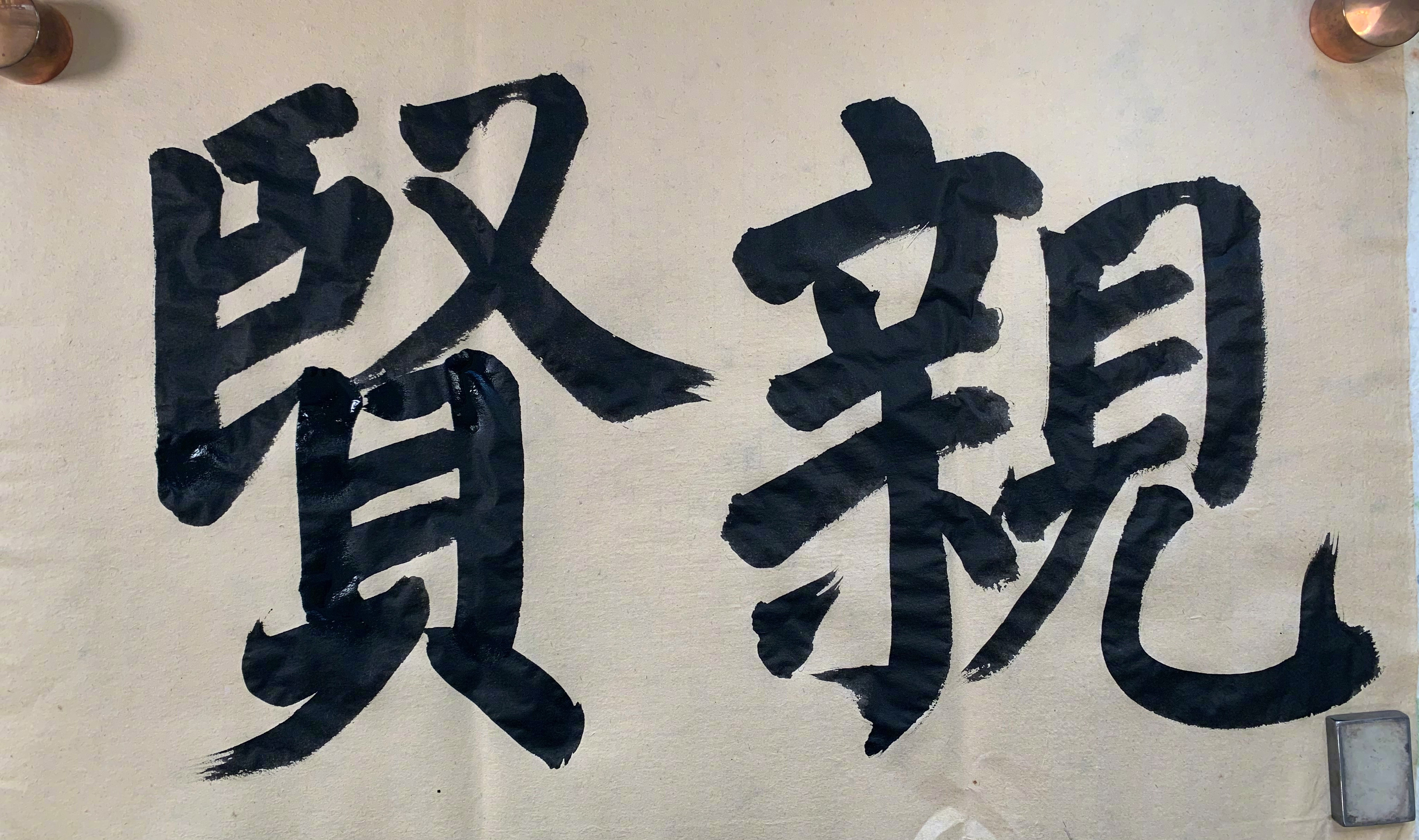 演员夏雨的毛笔楷书,夏雨最经典的作品