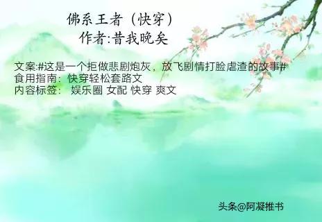 快穿文女主虐男主的文推荐,推荐好看女主穿书小说现言