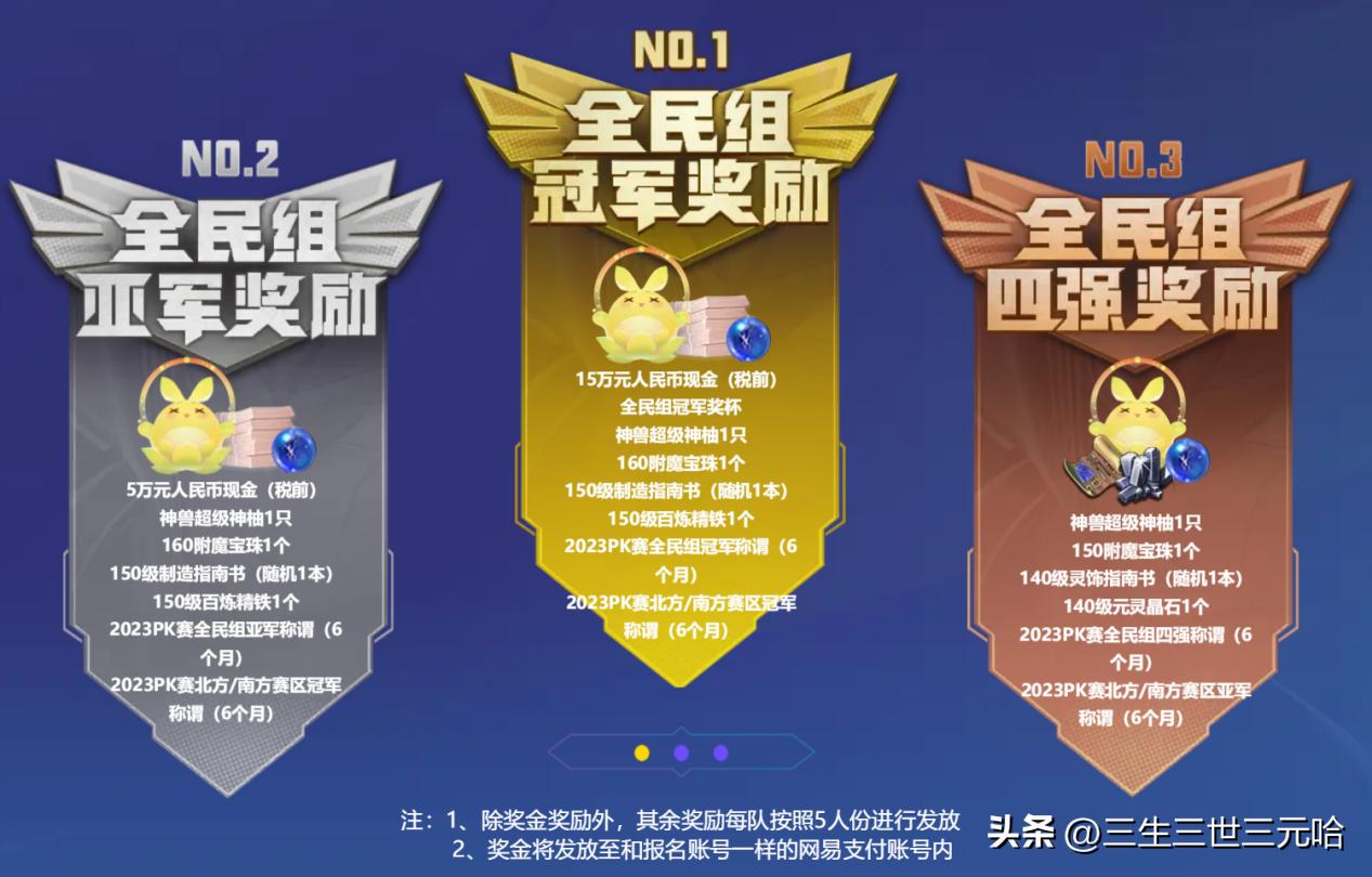 2023全民竞猜挑战赛奖项设置,梦幻西游网页版2023周年庆典活动