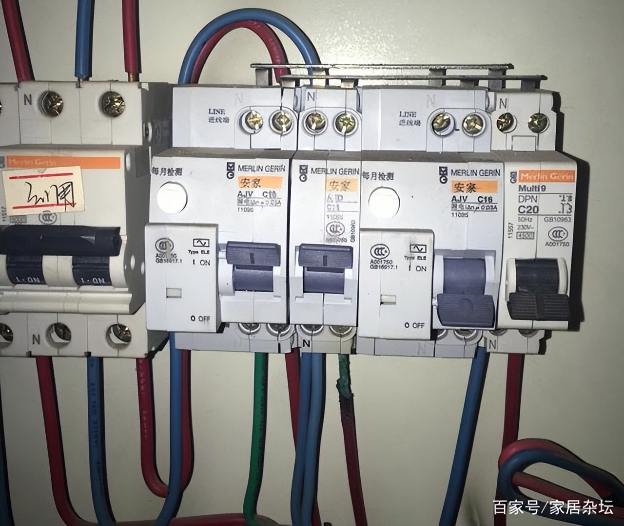 家用空开型号正确接线方法,家用空开接法线路图