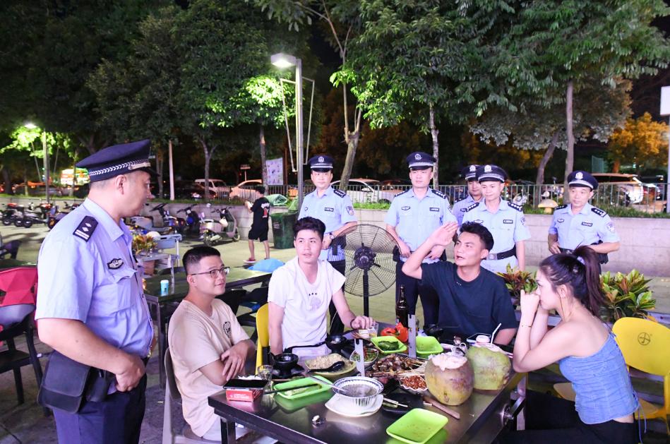 警方开展夏夜治安巡查宣防行动,再加码夏夜治安巡查宣防