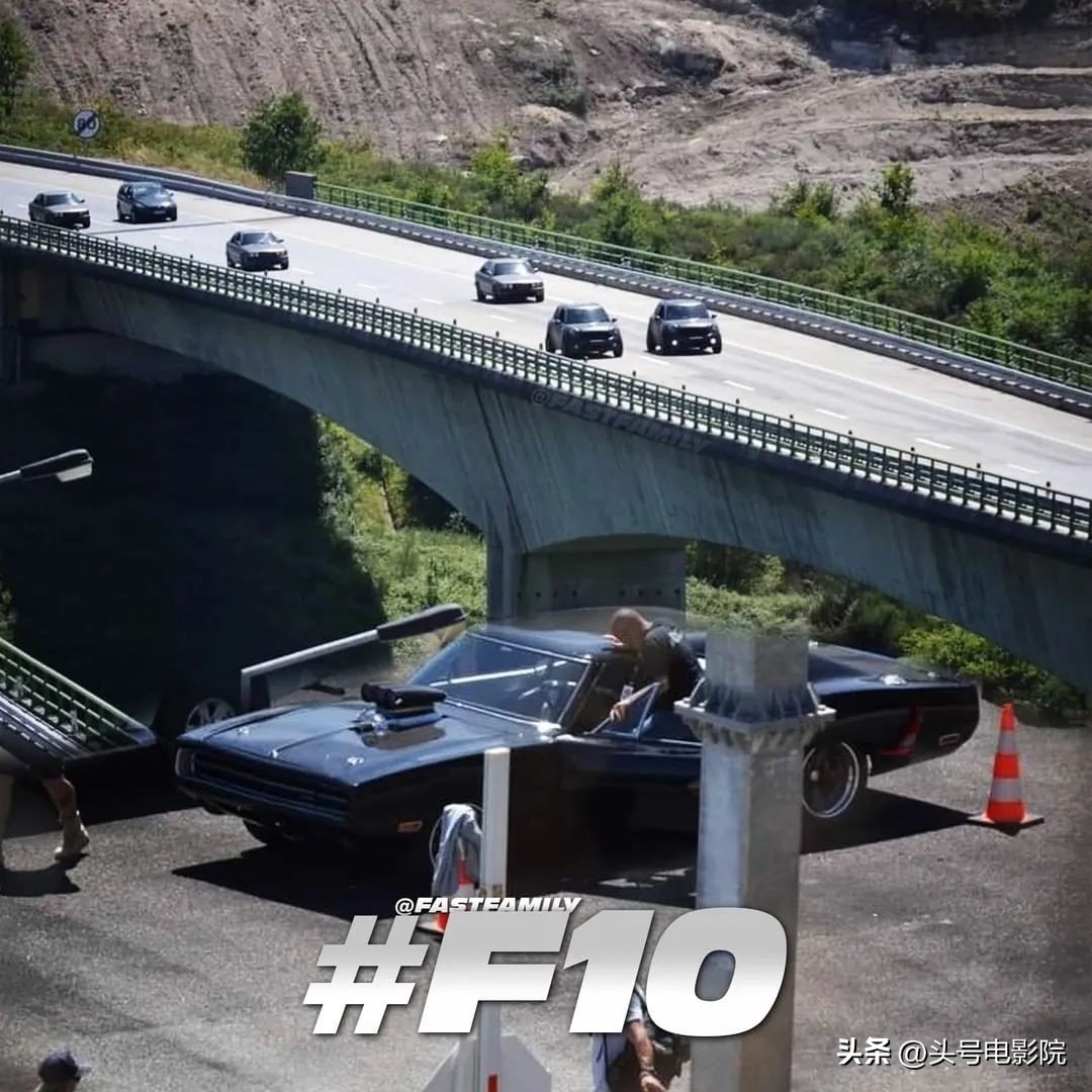速度与激情10发新片场照,速度与激情10拍摄现场路人视角
