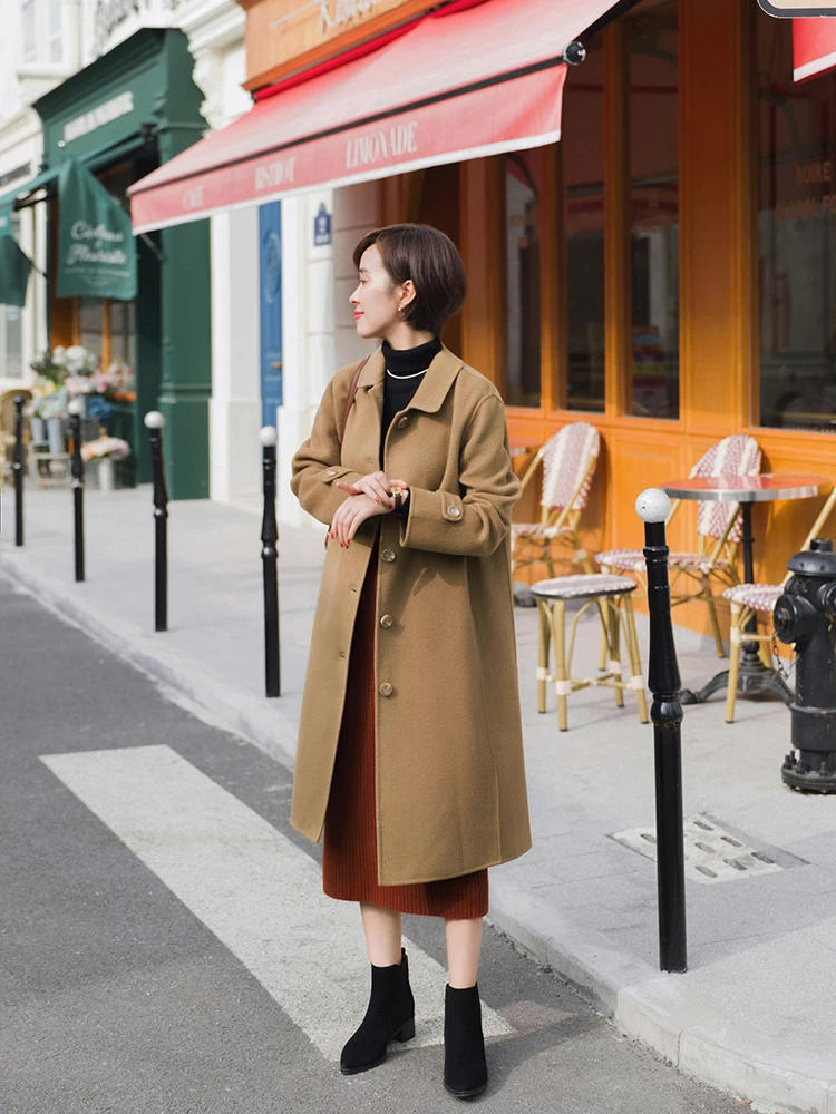 驼色大衣如何穿出时髦范,驼色大衣最洋气搭配