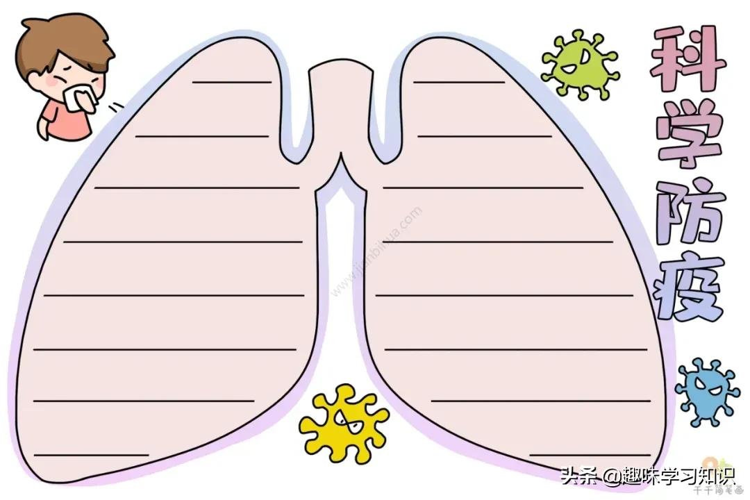疫情防控手抄报，防疫手抄报