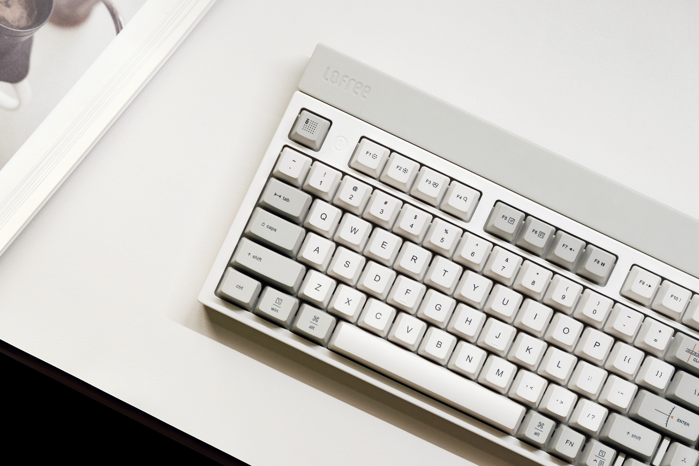 洛斐机械键盘开箱视频,洛斐键盘小方轴