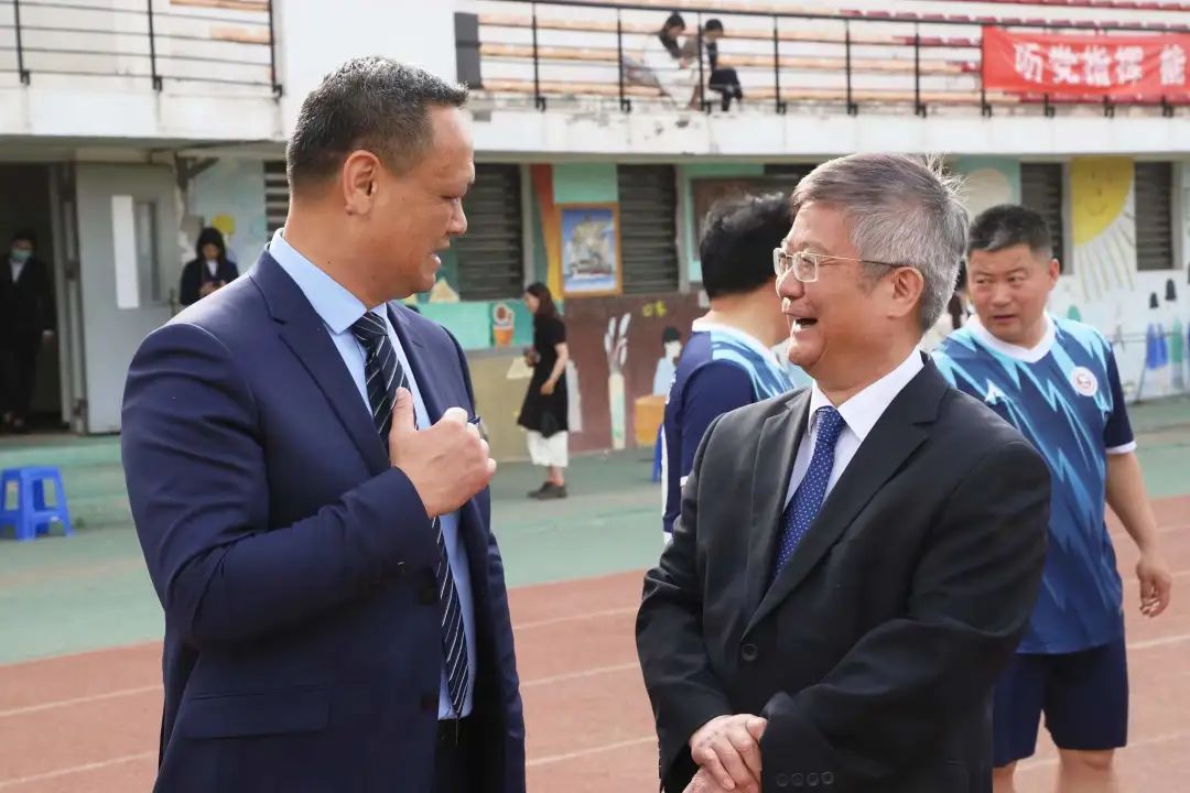 外交学院队VS非洲“梦之队”——“一带一路”中非足球友谊赛开赛