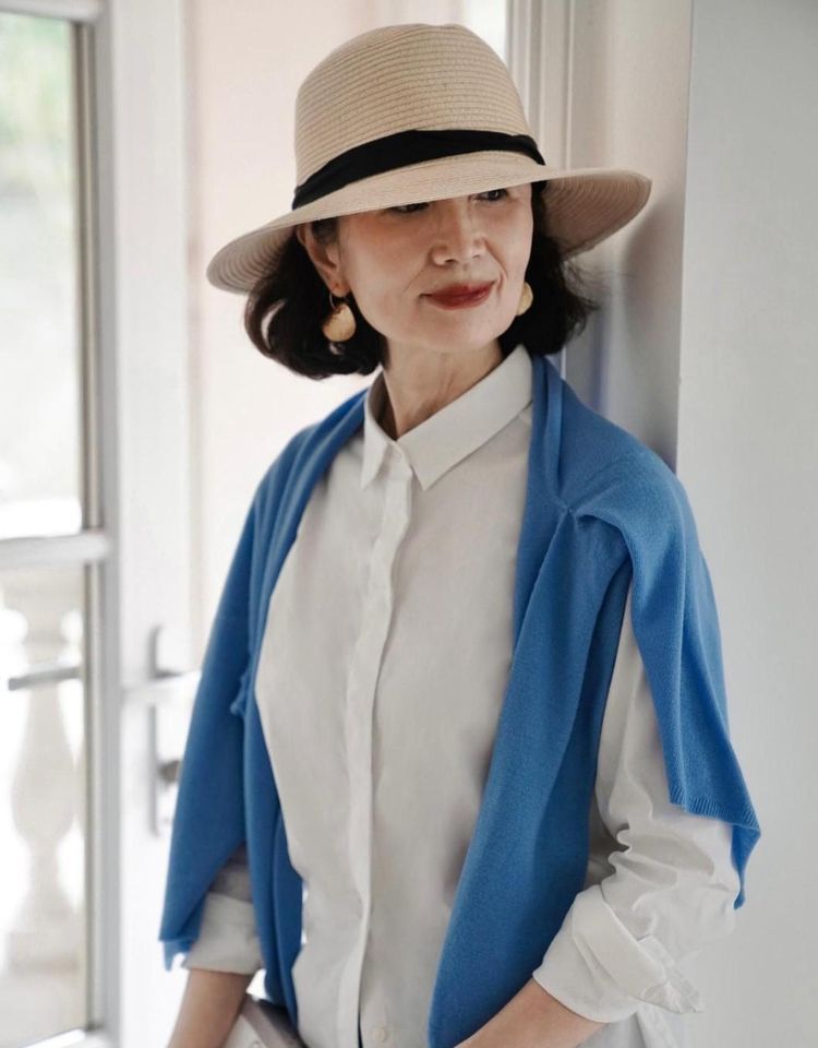 五十多岁的三木妈妈穿搭,57岁三木妈妈穿衣搭配广告